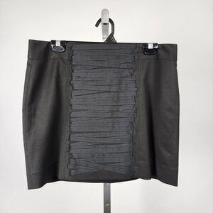 Gap Black Strappy Design Mini Skirt Size M